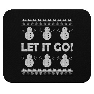 Discover Christmas snowman winter reindeer gift Mouse Pads