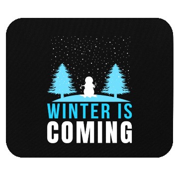 Discover Winter snowman Mouse Pads