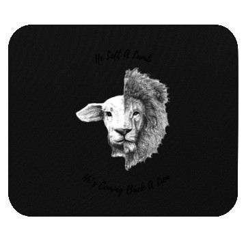 Discover He Left A Lamb 4500 x 5400 px Mouse Pads