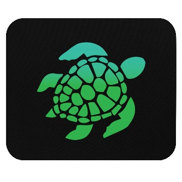 Discover Green Sea Turtle Ocean Swimming Mouse Pads