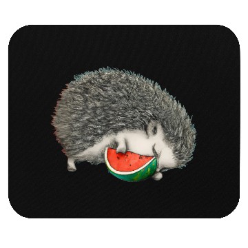 Discover Hedgehog Sleeping With Watermelon Mouse Pads