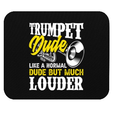 Discover Funny Trumpet Player Gift Mouse Pads