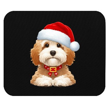 Discover CockaPoo The Santa Claus Mouse Pads