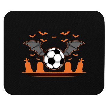 Discover halloween soccer bat Design Mouse Pads