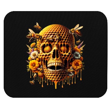 Discover Sweet Life Skull Mouse Pads Honeycomb Haven Bumblebee