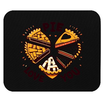 Discover Pie Love You | Thanksgiving Mouse Pads
