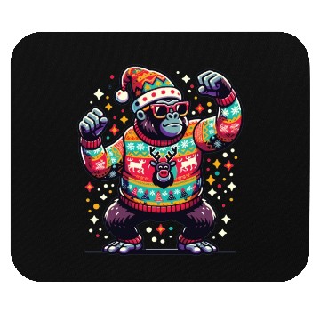 Discover Gorilla With Sunglasses Mouse Pads