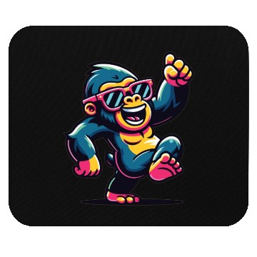 Discover Gorilla With Sunglasses Mouse Pads