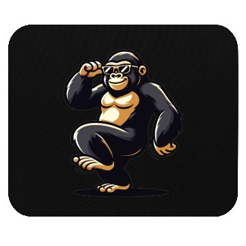 Discover Gorilla With Sunglasses Mouse Pads