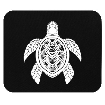Discover Turtle Tattoo Underwater Design For Divers Mouse Pads