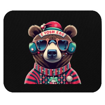 Discover Christmas Bear Mouse Pads