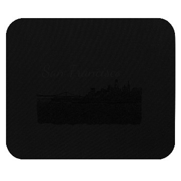 Discover San Francisco - city panorama Mouse Pads