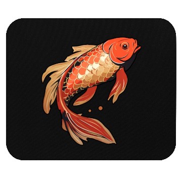 Discover Koi Fish Japanese Carp Pond Mouse Pads