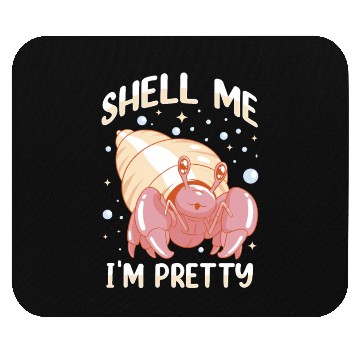 Discover Sea Creature Seafood Shells Hermit Crab Lover Mouse Pads