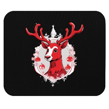 Discover Rudolf Reindeer Mouse Pads