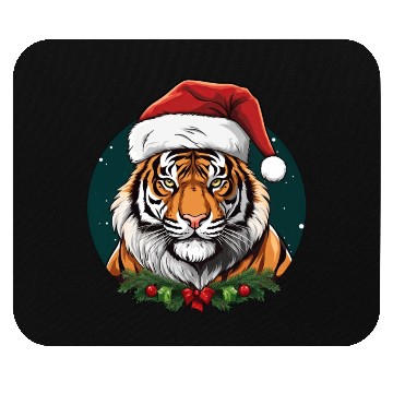 Discover Tiger Christmas Mouse Pads