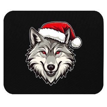 Discover Wolf Christmas Mouse Pads