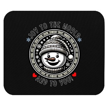 Discover Family Christmas - Joy To The World And To You Mouse Pads