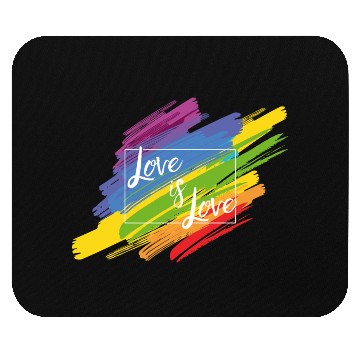 Discover Love Is Love Mouse Pads