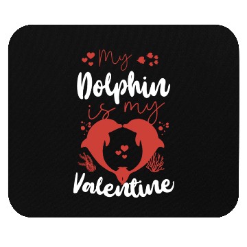 Discover Dolphin Valentines Day My Dolphin Mouse Pads