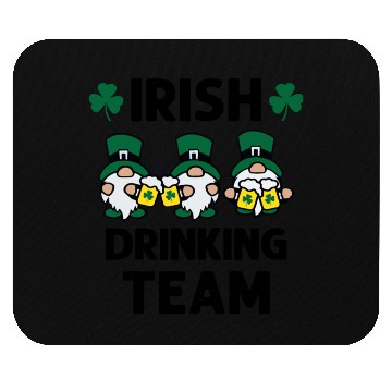 Discover Irish Beer Drinking Gnomies Team Funny St Patrick Mouse Pads