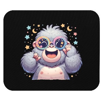 Discover Gorilla With Sunglasses Mouse Pads