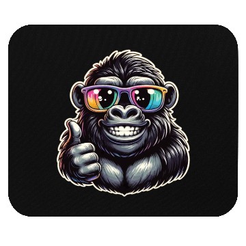 Discover Gorilla With Sunglasses Mouse Pads