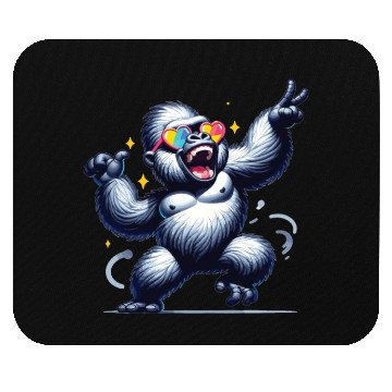 Discover Gorilla With Sunglasses Mouse Pads