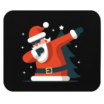 Discover Dabbing Santa Mouse Pads