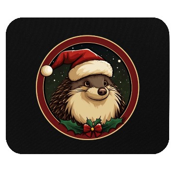 Discover Hedgehog Christmas Mouse Pads