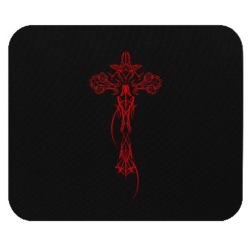Discover Cyber Crucifix Awesome Cybersigilism For Geometric Mouse Pads