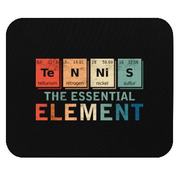 Discover Tennis The Essential Element Racket Sport Player Mouse Pads