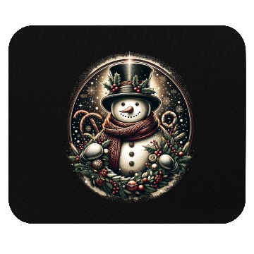 Discover Christmas Snowman Mouse Pads