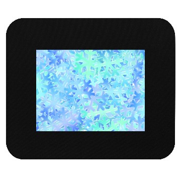 Discover Crystal Snowflake Pattern Mouse Pads