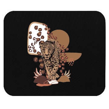 Discover Funny Leopard Cheetah Animal Mouse Pads