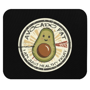Discover Avocado Fat Mouse Pads