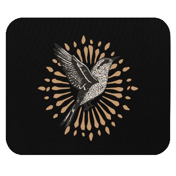 Discover Wild Bird In Flight Design Mouse Pads