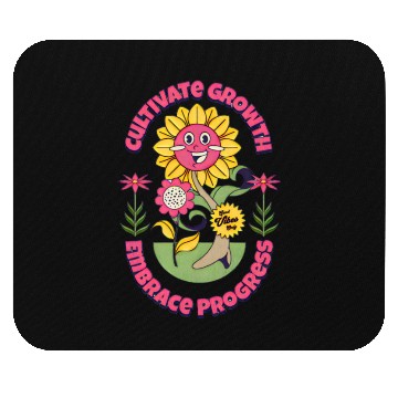 Discover cultivate growth, embrace progress Mouse Pads
