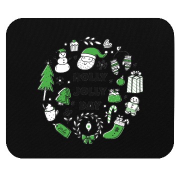 Discover Holly Jolly Day Mouse Pads