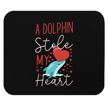 Discover Dolphin Valentines Day A Dolphin Mouse Pads