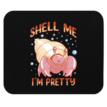 Discover Sea Creature Seafood Shells Hermit Crab Lover Mouse Pads