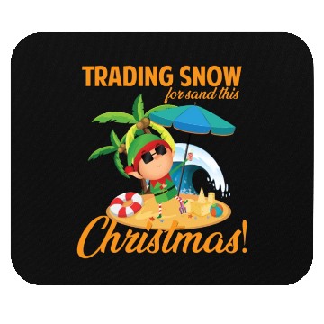 Discover Elf Vacation - Sunny Christmas Fun Mouse Pads