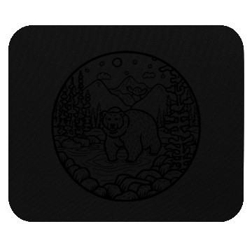 Discover Bear Mouse Pads