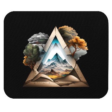 Discover Landscapes montage Mouse Pads