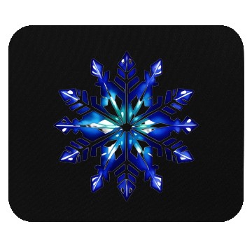 Discover Watercolor snowflake Mouse Pads
