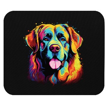 Discover Watercolor Colorful Great Pyrenees Mouse Pads