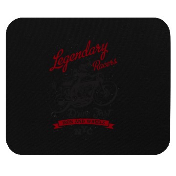 Discover Legendary Racer Motorcycle Drive Fast NY Mouse Pads