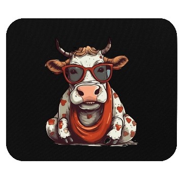 Discover Chic and Playful Cow Mouse Pads