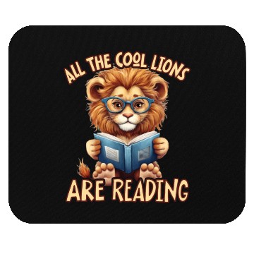 Discover All The Cool Lions Are Reading Lion Mouse Pads