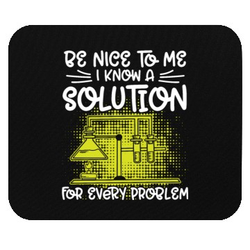 Discover Chemistry know solution for every problem science Mouse Pads